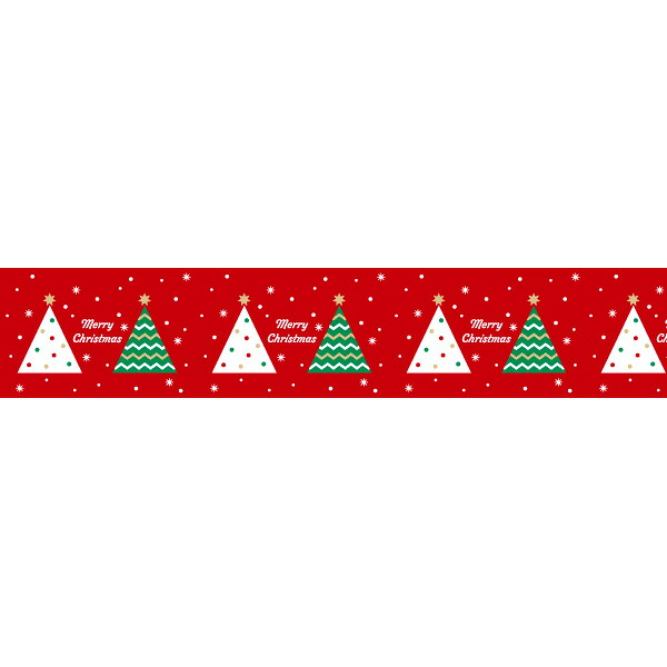 ビニール幕 クリスマス(Tree march) 60cm×50m巻 PE【1本入】