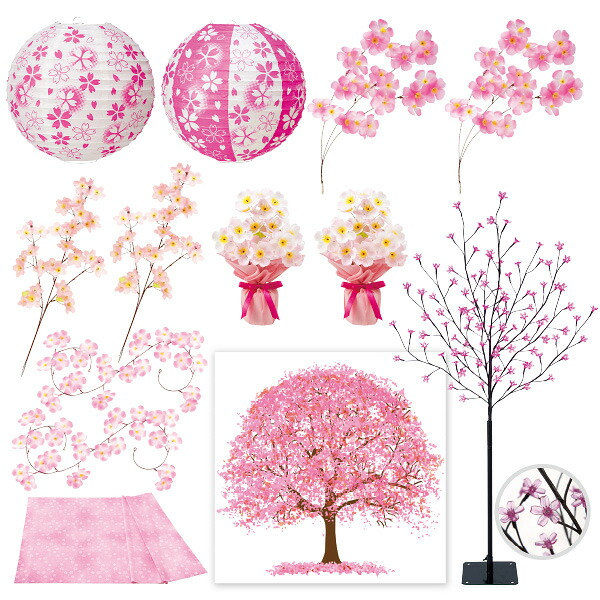 インドア花見起こすc ピンク さくら 櫻 お花見 春 置き物 室中飾物 エア湖花見 育種所 年若い庭園 学校 住屋屋内で花見 家花見 おうちで花見 花見装飾 花見装飾物 Maxani Nl