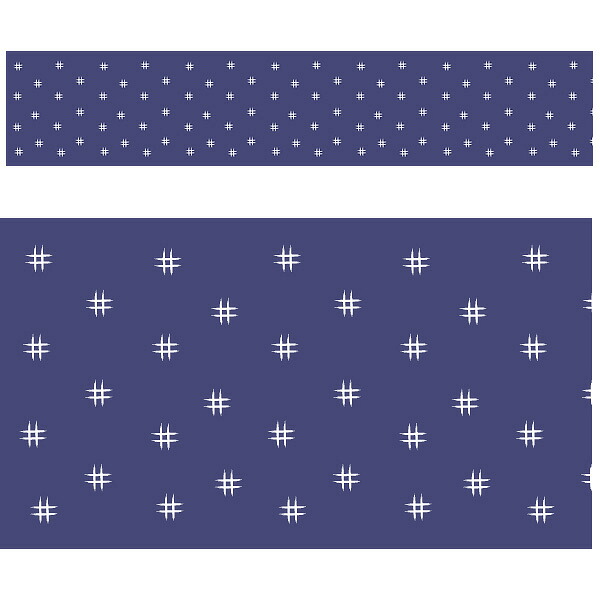 ビニール幕 かすり柄（紺）　60cm×50m巻　PE0．07mm（t）【1本入】