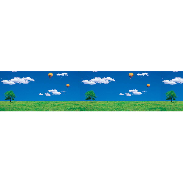 ビニール幕 草原（写真） ［45cm（H）］　45cm&times;50m巻　PE【1本入】｜ポップギャラリー　店