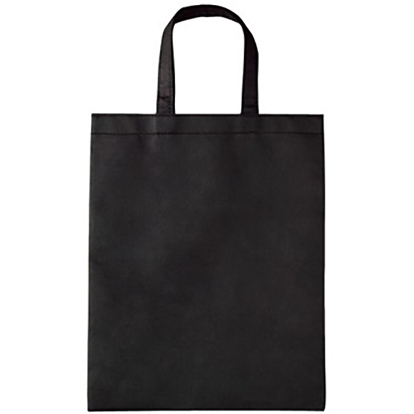ビズソフトバック（マチ付） ブラック　本体：35x28x底マチ8cm　PP不織布【100枚入】