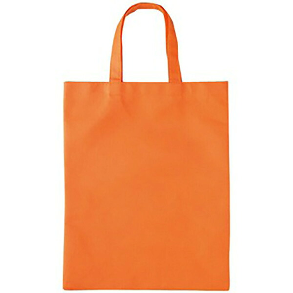 ビズソフトバック(マチ付) オレンジ 本体:35x28x底マチ8cm PP不織布【100枚入】|ポップギャラリー 店