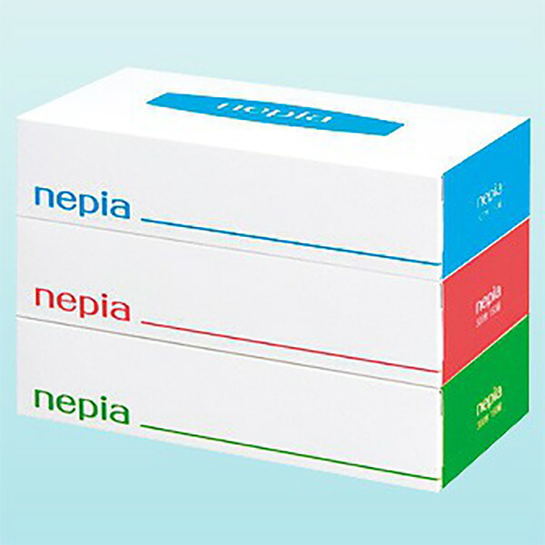 【nepia】ネピアティッシュ150W（3個パック）　22×15×11.5cm　【200パック入】