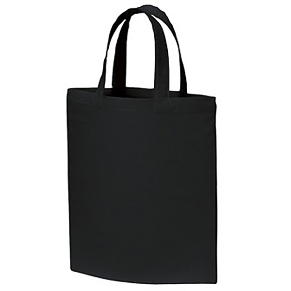 A4コットンバッグ（ブラック）　本体：26×33cm 持ち手：2.5×28cm　コットン【250枚入】
