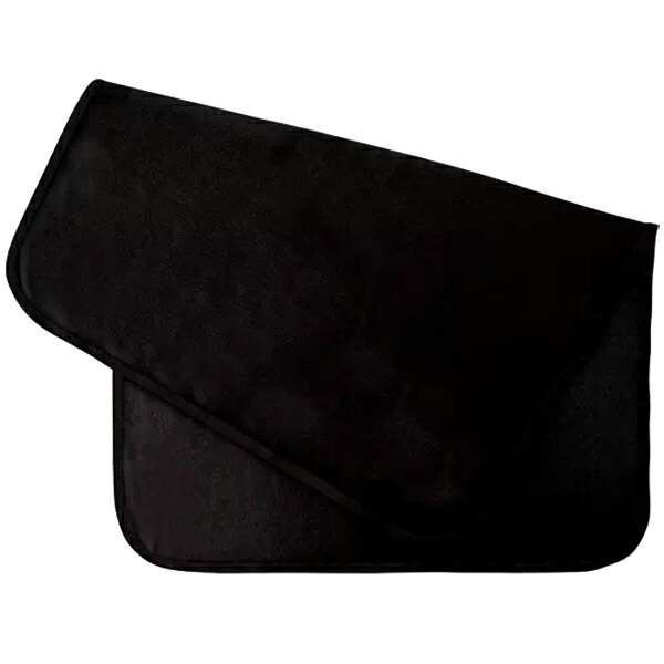 スムースフリースブランケット M （ブラック）　90×65cm　ポリエステル【50個入】 21,368円