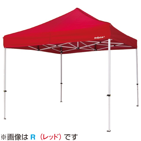 【法人様限定】【代引き不可】【時間指定不可】［大型送料］ミスタークイック テント T&minus;33 スチール・アルミ複合タイプ［ブラック］　天幕サイズ：302&times;302&times;H353cm　スチール・アルミ・ポリエステル【1台入】｜ポップギャラリー　店