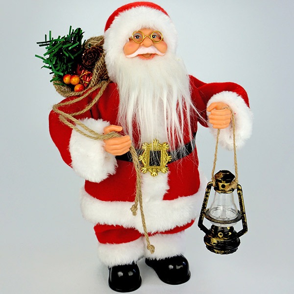 楽天市場】クリスマス 装飾 ムービングランタンサンタ 26cm
