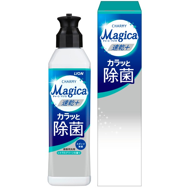 CHARMY Magica 速乾＋（プラス） 箱入シトラスグリーンの香り　19.3&times;5&times;5cm　【24個入】｜ポップギャラリー　店