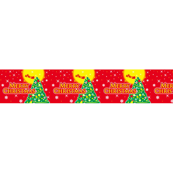 ビニール幕 FamilyChristmas　60cm×50m巻　PE【1本入】
