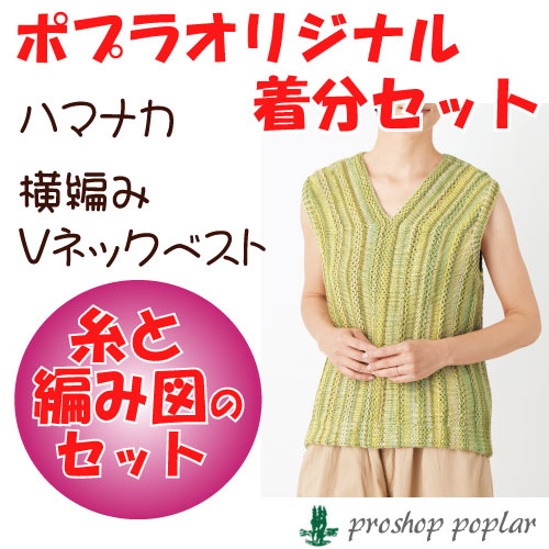 絶賛 春夏 あじろ編みのvネックベスト 中級者 編み図付 編み物キット ランキング受賞 Www Iacymperu Org