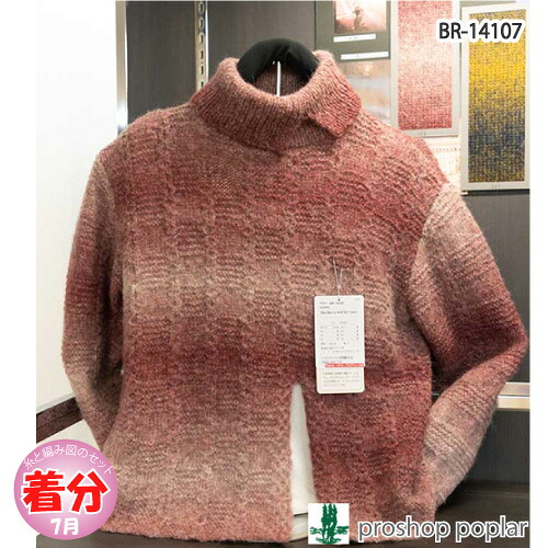 【秋冬】BR-14107【中級者】【編み物キット】 毛糸のポプラ｜毛糸のプロショップ　ポプラ