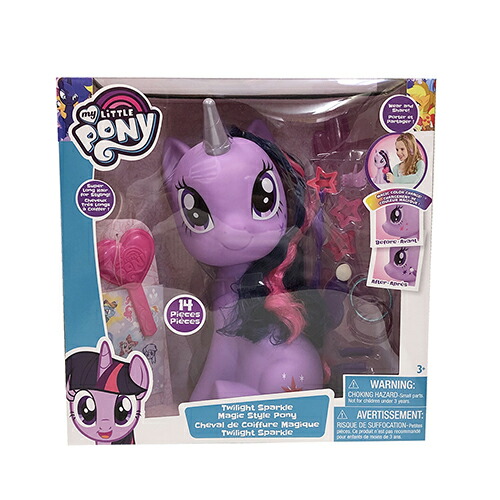 楽天市場 マイリトルポニー スタイリングヘッド トワイライトスパークル b おもちゃ ヘアメイク メイク ヘアアレンジ おしゃれ 女の子 フィギュア ポニー パープル ユニコーン キャラクター グッズ 雑貨 クリスマス プレゼント ラッピング 日本未入荷 送料無料