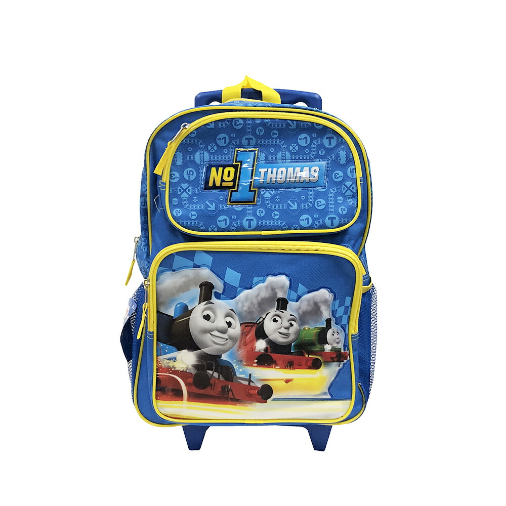 正規品 トーマス キッズ ローリング リュックサック きかんしゃトーマス 男の子 15リットル キャリー キャリーバッグ 乗り物 のりもの キャラクター リュック 旅行 グッズ ローラー付き 雑貨 プレゼント カバン バッグ インポート 輸入品 メール便不可