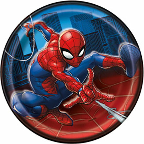 スパイダーマン ペーパープレート (S) 8枚入り 15115 紙皿 使い捨て プレート パーティー 誕生日 Disney MARVEL ディズニー パーティーグッズ かっこいい 男の子 インテリア 飾り付け 輸入品 インポート メール便配送画像