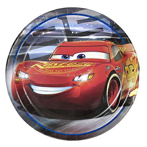 楽天市場】カーズ 紙皿 ペーパープレート 丸 (L) 8枚入り 15121