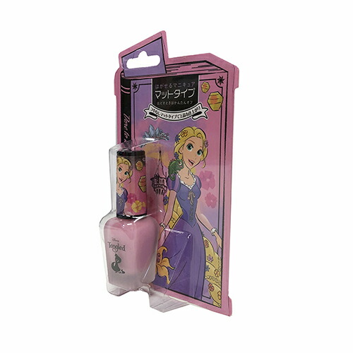 ラプンツェル はがせるマニキュア パステルピンク Princess マット系 おしゃれ 子ども マニキュア Disney かわいい お家遊び 子供 ネイル