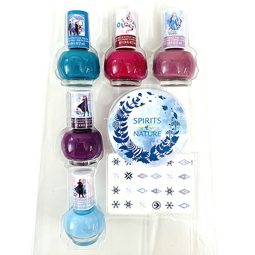 アナと雪の女王2 キッズコスメ はがせる ポリッシュ マニキュア ネイル5本 ネイルシール ネイル やすり 爪やすり ネイルセット