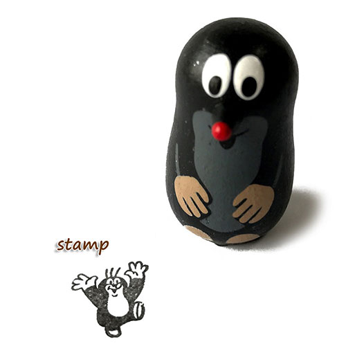 楽天市場】クルテク ウッドフィギアスタンプ (クルテク バンザイ