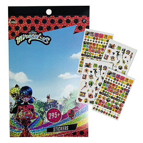 ミラキュラス レディバグ&シャノワール ZAG STORE 本 ステッカー ミラキュラス レディバグ&シャノワール ZAG STORE 本 ステッカー