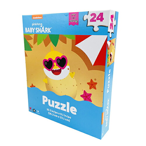 楽天市場】ベイビーシャーク 24ピースパズル （ 砂あそび ） 16696b
