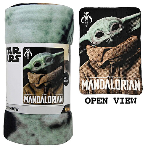 訳あり 新品 ベアフットドリームス スターウォーズ マンダロリアン　ブランケット 訳あり 新品 ベアフットドリームス スターウォーズ マンダ
