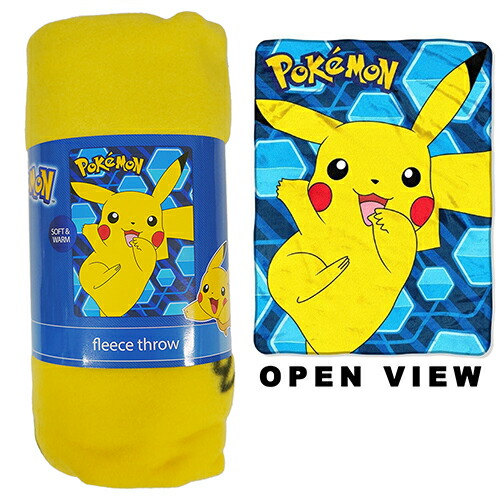 楽天市場】ポケモン フリース ブランケット （ 4キャラ ） 18266