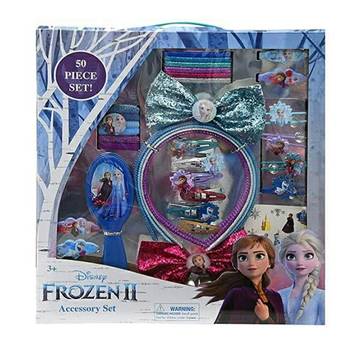 アナと雪の女王 2 アクセサリー セット 18901 アナ雪 FROZEN アクセサリー ヘッドアクセ ヘアアクセ リボン ヘアゴム ぱっちん留め ヘアブラシ カチューシャ かわいい キラキラ おしゃれ ハロウィン パーティー ドレスアップ画像