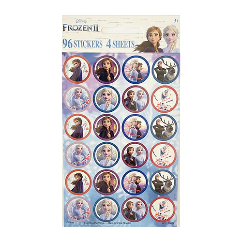 【新品未使用】アナ雪　FROZEN シール B-②　品番6302　30枚セット pretzel_17347