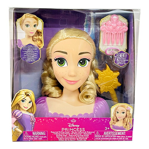 ディズニープリンセス スタイリングヘッド ラプンツェル ( 87047 ) 19631 おもちゃ 人形 ドール ヘアアレンジ スタイリング スタイリスト ヘア 塔の上のラプンツェル 女の子 女子 幼稚園 保育園 人形 ヘアブラシ ゴム 輸入品 インポート USA 6,643円