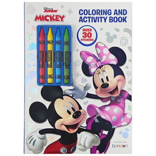 楽天市場】ミッキー & ミニー ぬりえ & アクティビティーブック