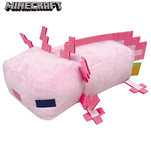 楽天市場】マインクラフト ぬいぐるみ ( ウーパールーパー ／ ブルー