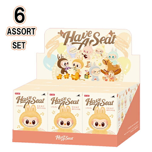 楽天市場】LABUBU ぬいぐるみ THE MONSTERS FIGURINE 2 Have a Seat