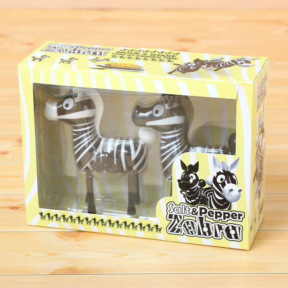 楽天市場】Wind-Up Zebra ソルト&ペッパーセット pud226 シマウマ