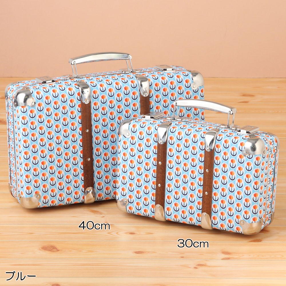 輸入雑貨 30cm Kazet30 Fa3 ホビー 30cm グッズ おしゃれ 輸入 かわいい 小物 布張スーツケース インテリア バルブス ブルー プレゼント グッズ ホビー ポップ Pud448 キャラクター雑貨 ポップル