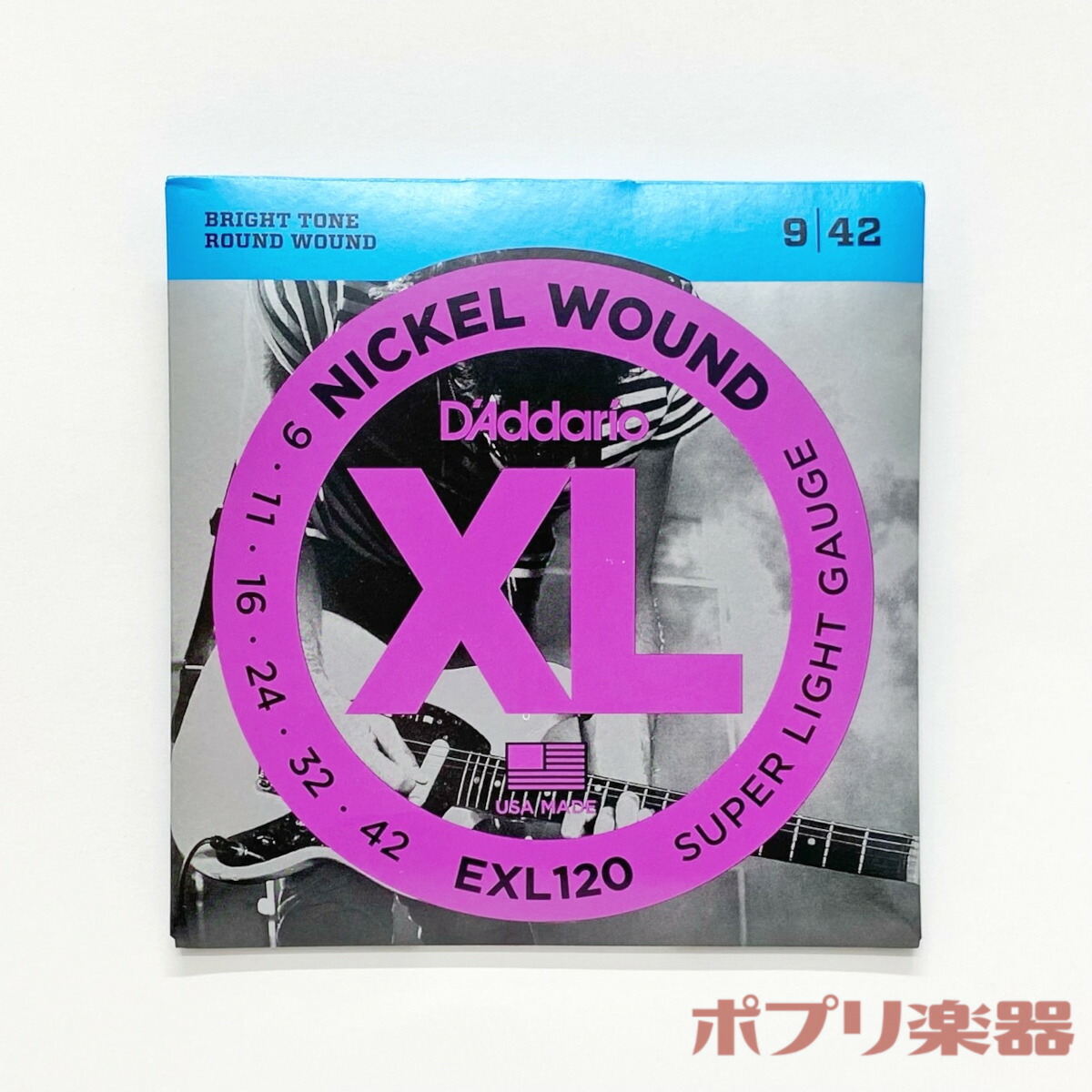 楽天市場】D'Addario EXL125 Electric guitar strings SUPER LT TOP/REG BTM Nickel  Wound ダダリオ エレキギター弦 : ポプリ楽器