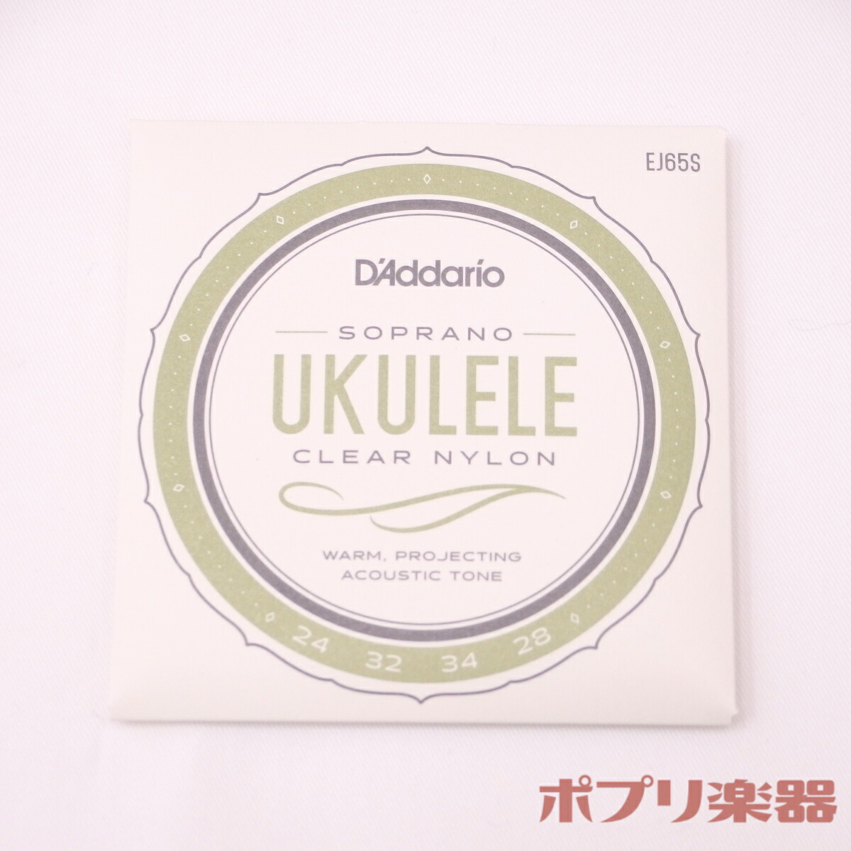 市場 D'Addario Ukulele, Pro-Arté Custom Extruded EJ65S ダダリオ Soprano