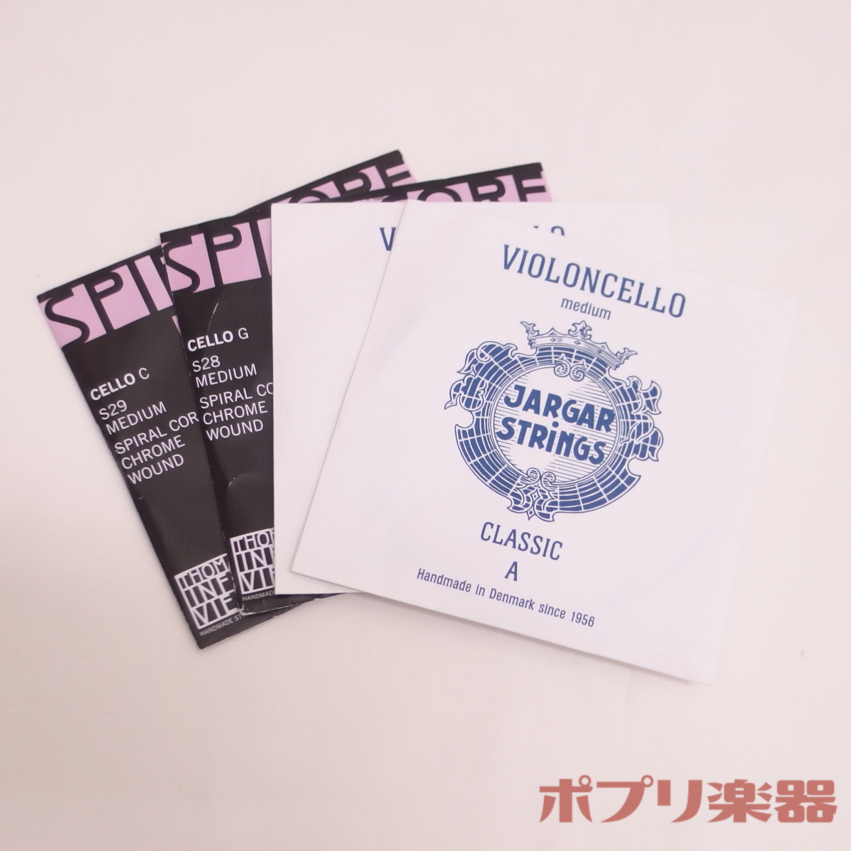 Jargar Evoke チェロ弦 セット ヤーガー イヴォーク 未使用に近い Jargar Evoke チェロ弦 セット ヤーガー イヴォーク 未使用に近い