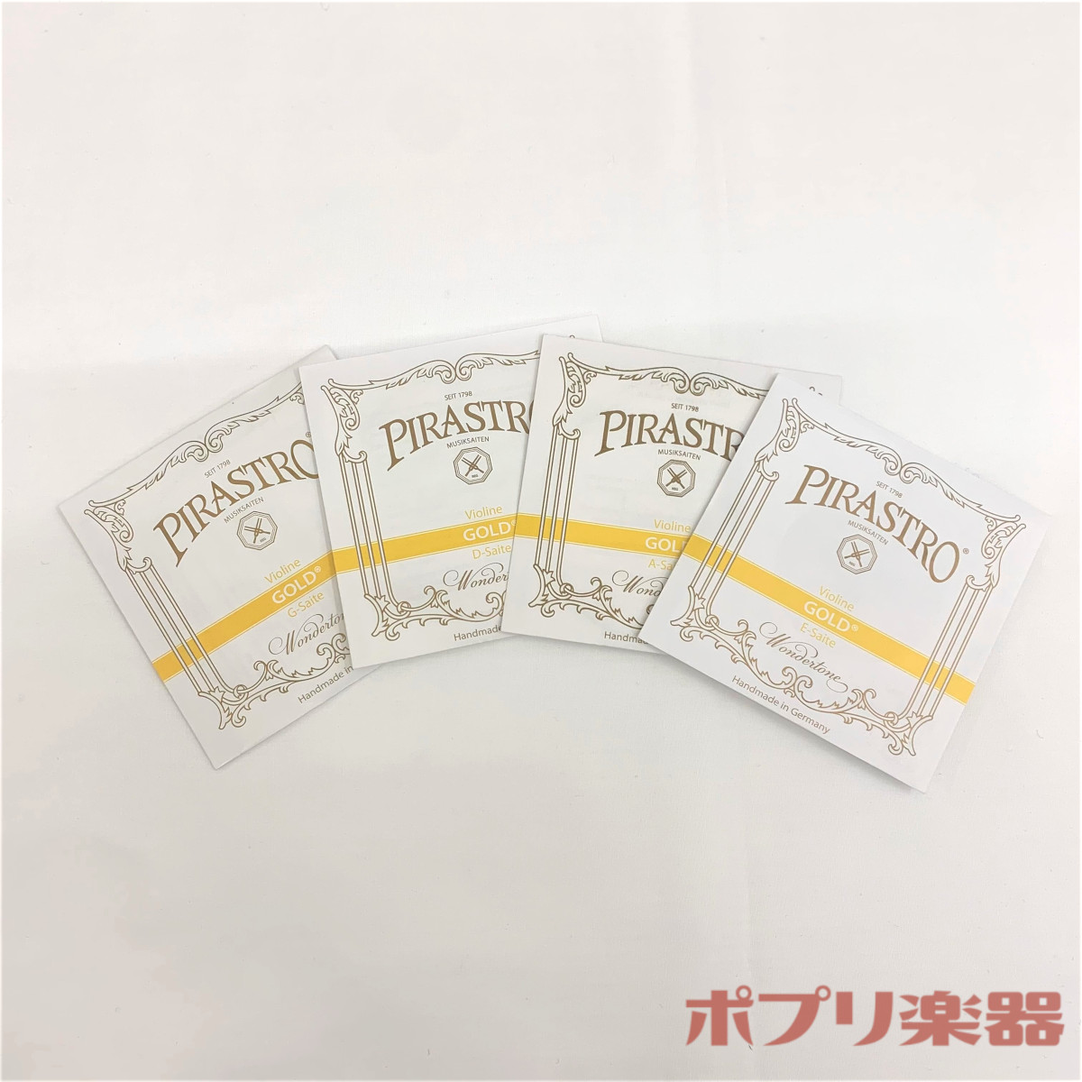 Pirastro Gold ピラストロ ゴールド 4/4バイオリン用 弦セット｜ポプリ楽器 14,296円