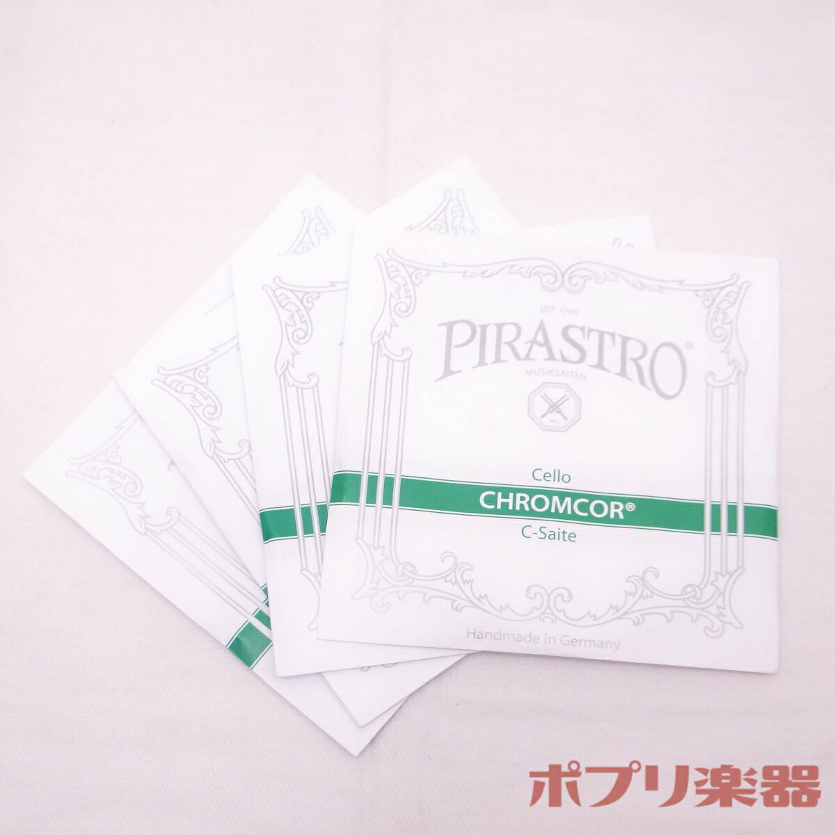 Pirastro Chromcor ピラストロ クロムコア 4/4チェロ用 弦セット|ポプリ楽器