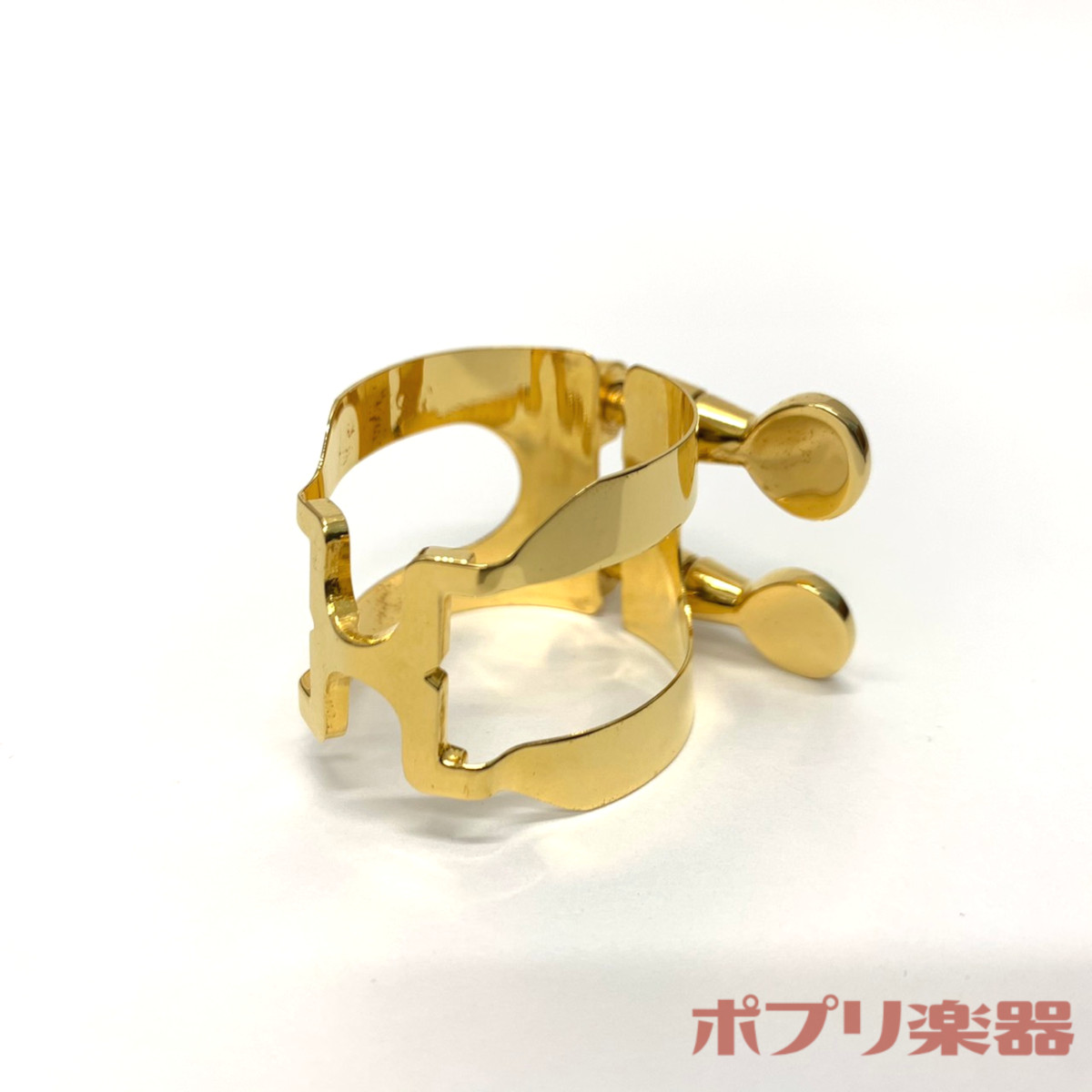 ハリソン アルトサックス用リガチャーA2GP 金メッキ HARRISON Alto Sax|ポプリ楽器