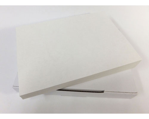 GBCストックカバー しろ【A4/298x211mm/100枚】 P12A4BZ-WH プラスチックリング・ツインループ製本用カバー