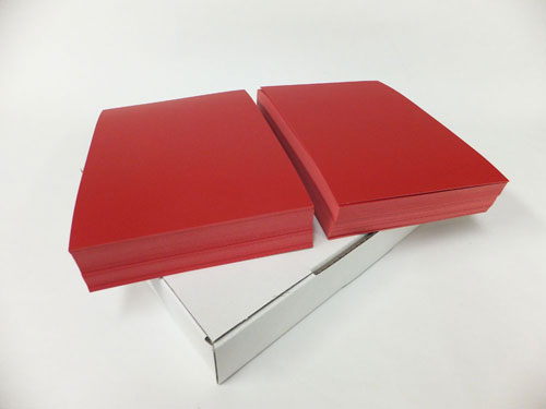 プロバインド　デラックスカバー　レッド【A5/211x150mm/100枚】 WK11A5R　プラスチックリング・ツインループ製本用