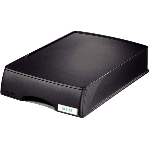 LEITZ ライツ プラス レターケース【まとめ買い4個入】 A4 ブラック 5210-00-95