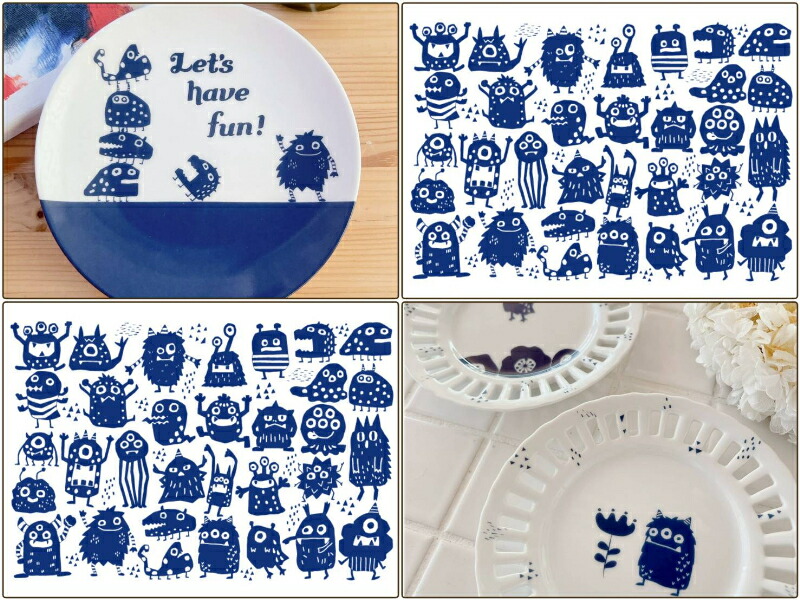 楽天市場】ポーセラーツ 転写紙【セット割】おちゃめモンスター転写紙