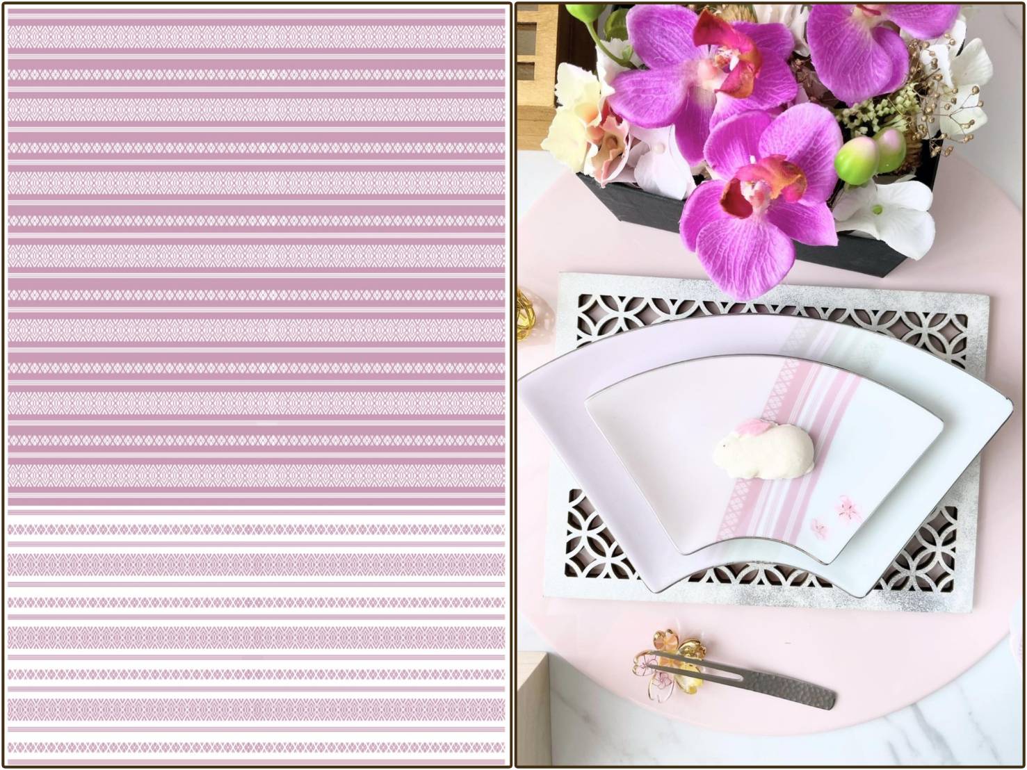 楽天市場】ポーセラーツ 転写紙【白磁用】4種の伝統和柄転写紙 紺 A3