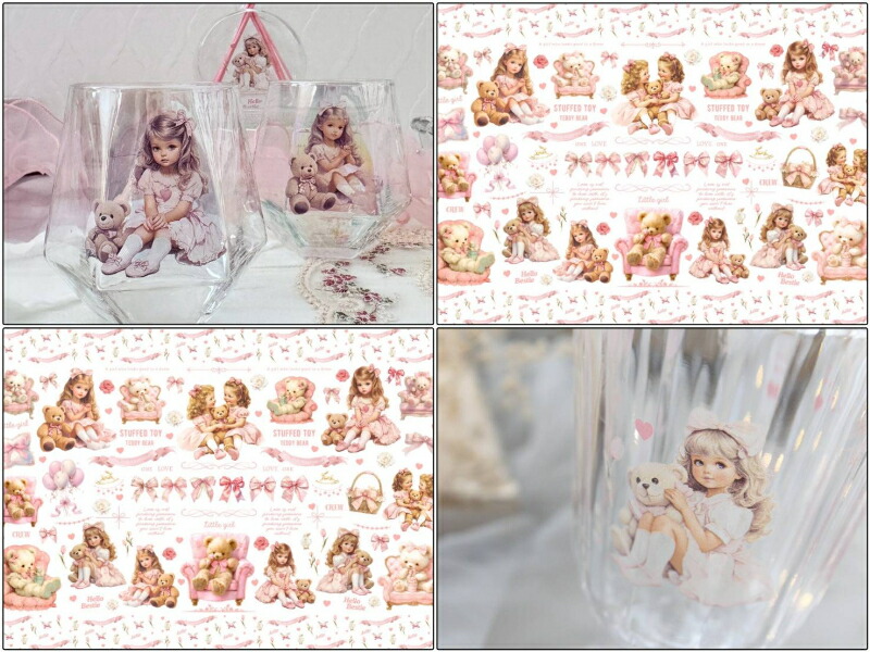 3ポーセラーツ用転写紙 10枚セット くま 楽天市場】ポーセラーツ 転写紙 【白磁用】sweet bear スイート