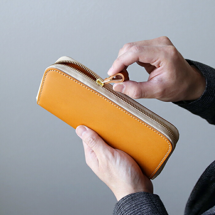 名入れ 対応 ポルコロッソラウンドzip長財布 栃木レザー カードも入る 財布 本革 日本製 メンズ レディース 男性 女性 小銭入れ付き ラウンドファスナー ブランド 誕生日プレゼント きれいめ 大人 カード入れ 大容量 2室 シンプル Sokunou Sgcc Bm