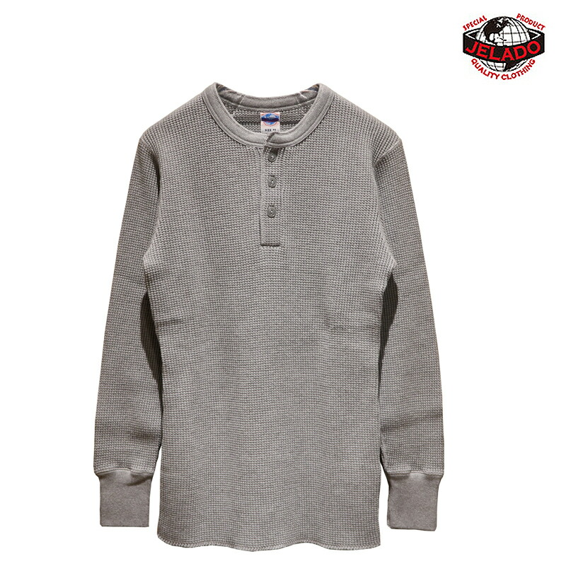 【貨物輸送無料】 JELADO（ジェラード） “MEGA THERMAL Henley Neck/メガサーマルヘンリーネック” AB94236S メンズ アメカジ サーマルシャツ ワーヘル 日本製
