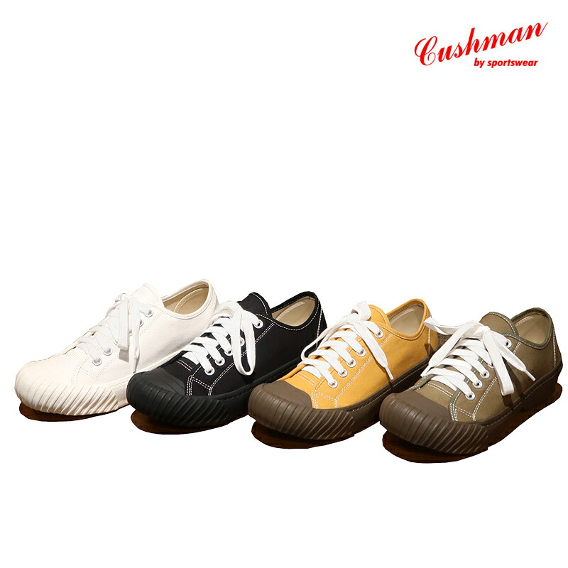 【送料無料】 CUSHMAN（クッシュマン） &ldquo;WW2 MODEL LOW CUT SNEAKER Canvas/大戦モデルローカットスニーカー キャンバス&rdquo; 29282 メンズ アメカジ コンバース｜ＰＯＲＫＹ&rsquo;Ｓ