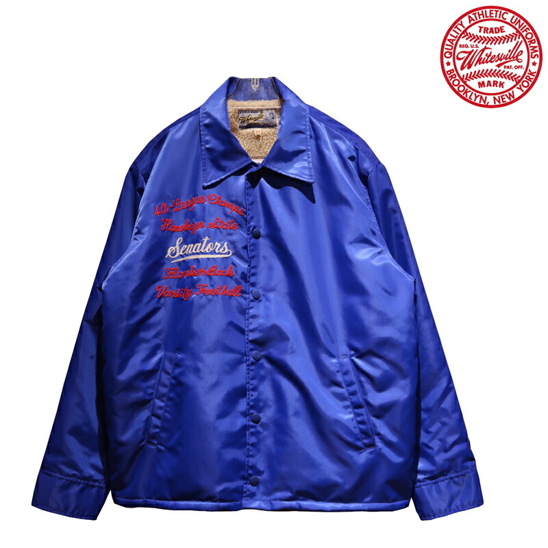【楽天市場】【送料無料】 WHITESVILLE（ホワイツビル） “NYLON COACH JACKET/ナイロンコーチジャケット